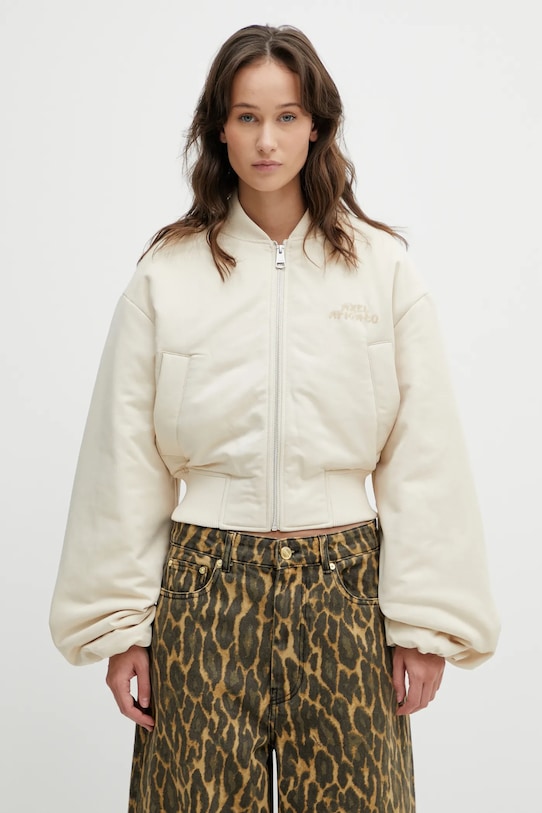 Axel Arigato kurtka Lola Bomber Jacket bez kaptura beżowy A3744001