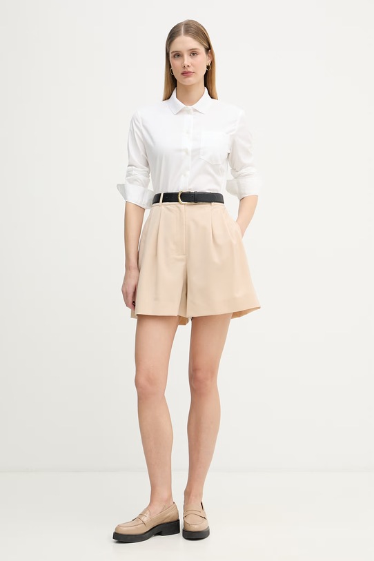 Lacoste koszula damska CF1152 biały SS26