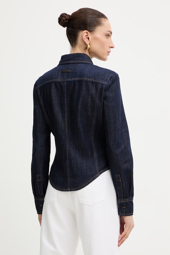 Odzież Trussardi koszula damska jeansowa 5179A200692N granatowy