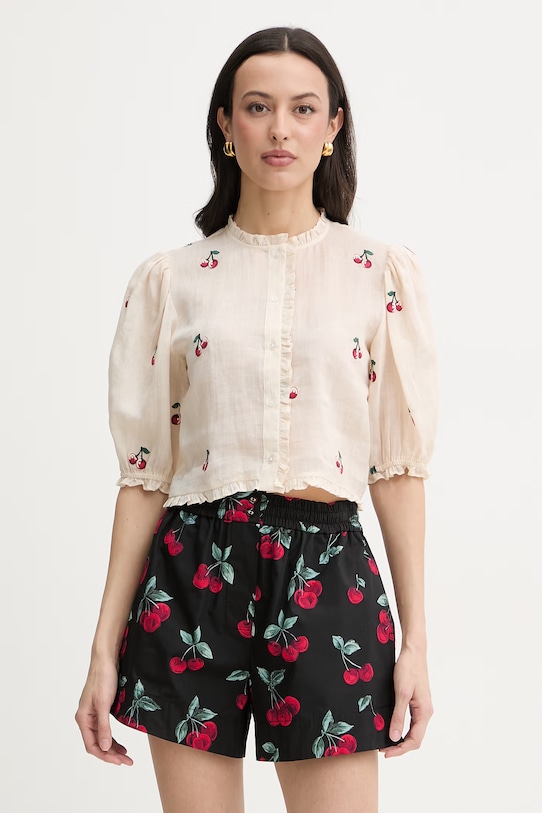 Twinset košeľa dámska béžová 261TT2420