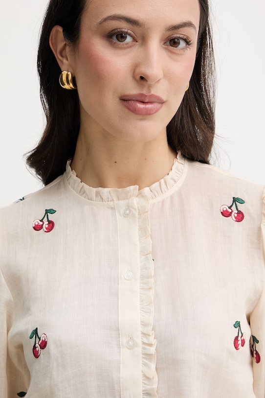 Twinset košeľa dámska béžová 261TT2420