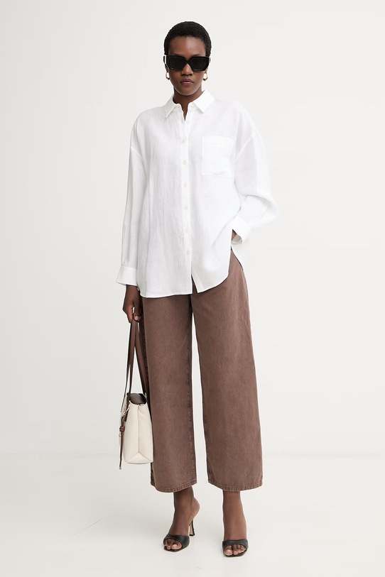 Twinset košeľa dámska ľanová 261TT2301 biela SS26