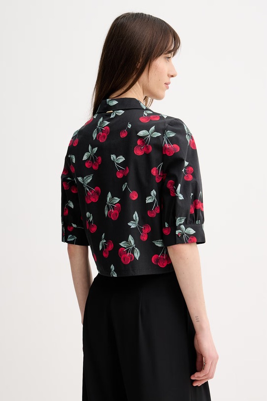 Oblečenie Dámska bavlnená košeľa Twinset 261TT2593 čierna