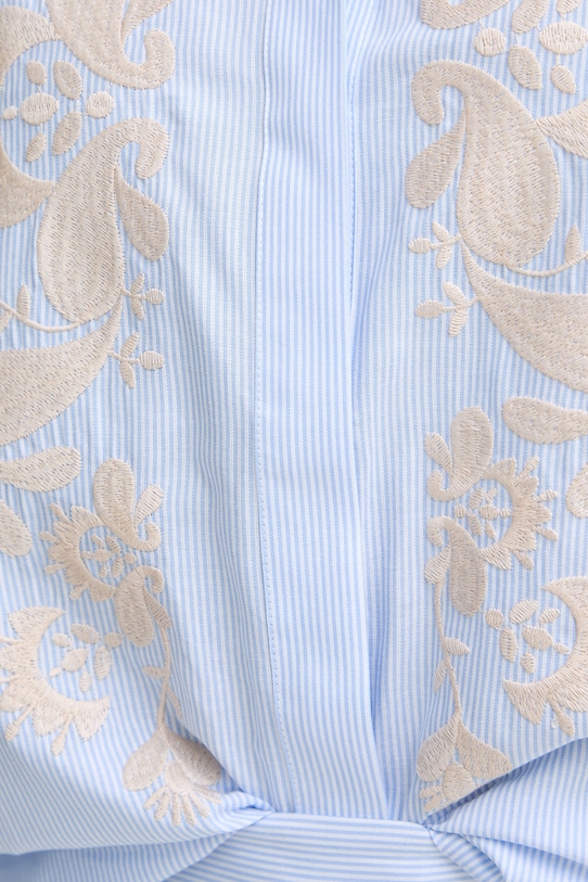 Twinset srajca ženska bombažna 261AT2030 modra