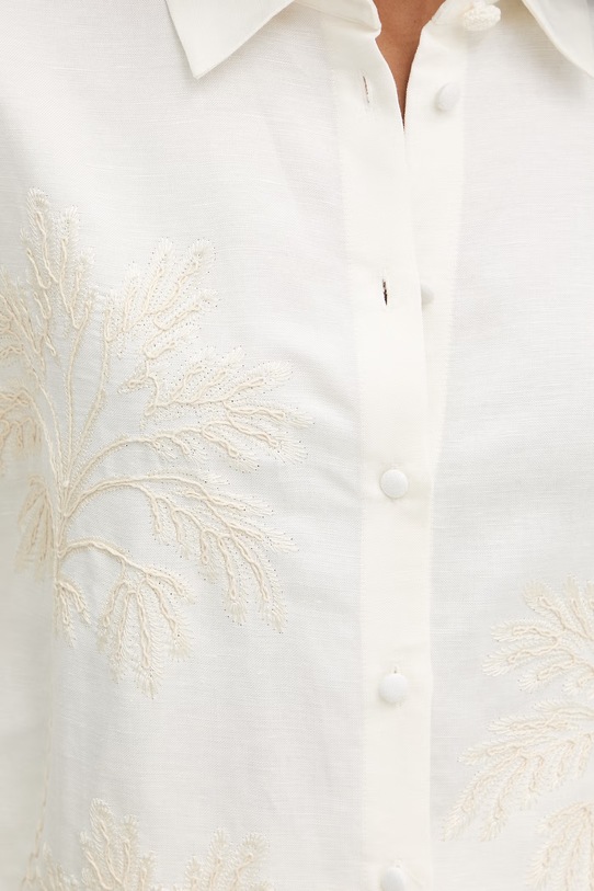 Twinset košeľa dámska s ľanom 261LM2MAA béžová