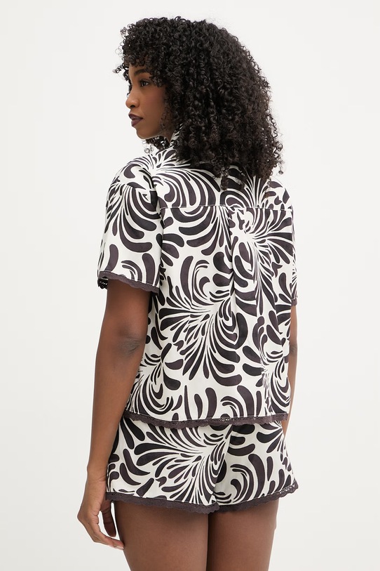 Odzież Twinset koszula damska bawełniana 261LM2QBB brązowy