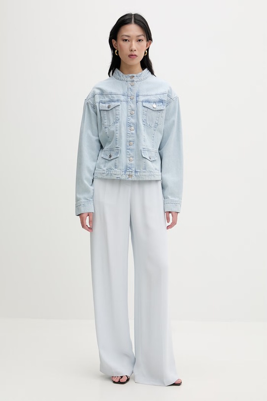 Gestuz kurtka jeansowa damska jeansowa 10911016 niebieski SS26