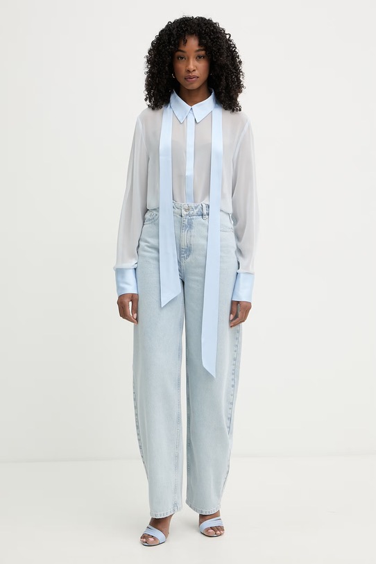 Gestuz koszula damska 10911097 niebieski SS26