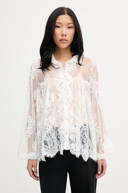 Aniye By cămașă pentru femei, din dantelă alb 185282