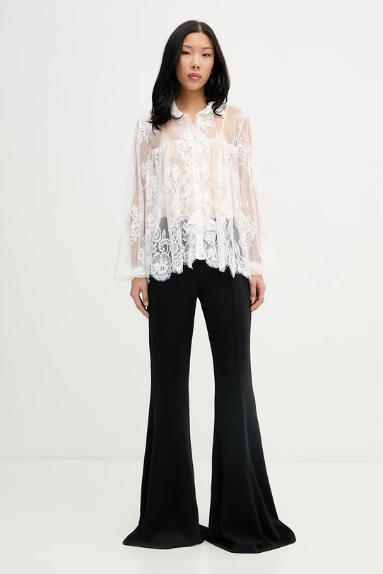 Aniye By cămașă pentru femei, din dantelă 185282 alb SS26