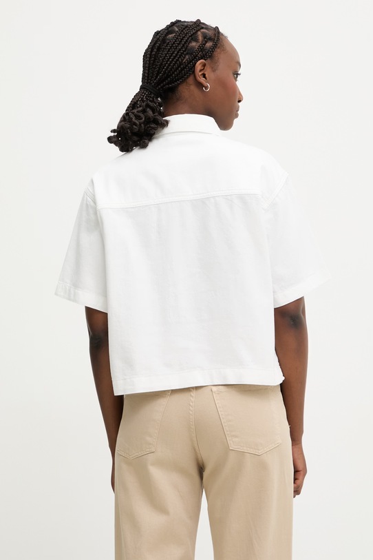 Одяг Guess Jeans сорочка жіноча з бавовною W6GHY9.D5NW1 білий