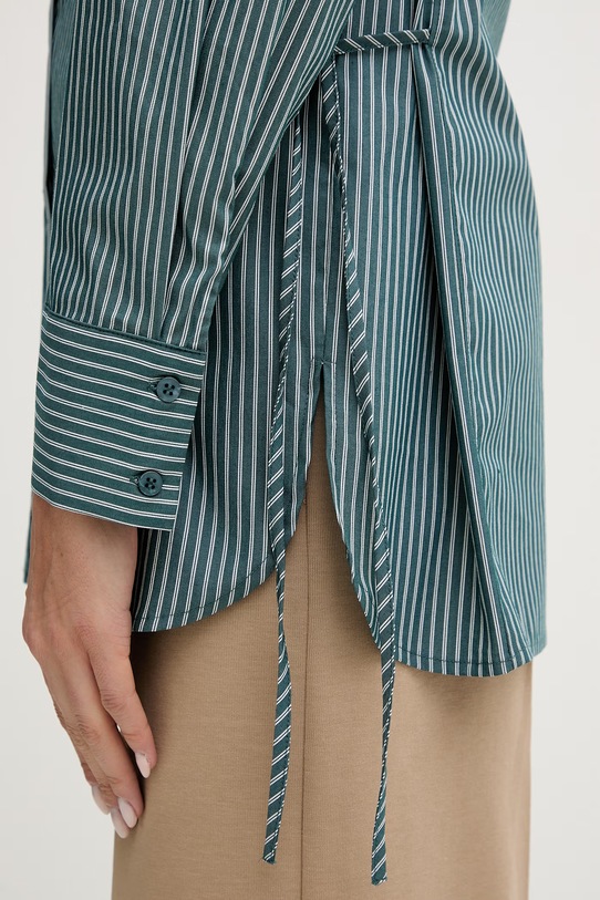 Sisley риза дамска памучна 58B5LQ0AI тюркоазен