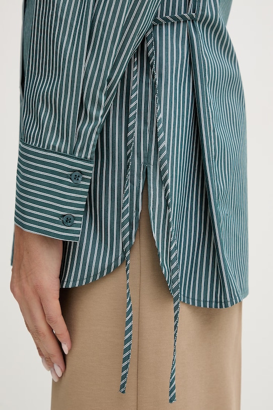 Sisley риза дамска памучна 58B5LQ0AI тюркоазен