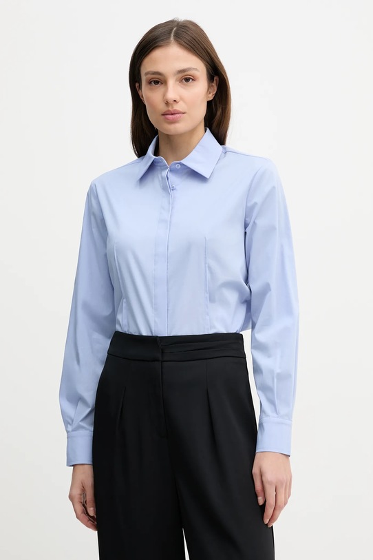 Sisley koszula z elastanem niebieski 5E7SLQ0AD