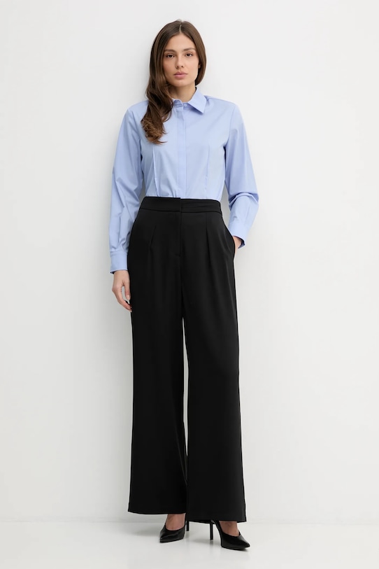 Sisley koszula 5E7SLQ0AD niebieski SS26