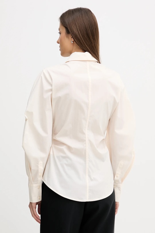 Odzież Sisley koszula 5V5TLQ0AE beżowy