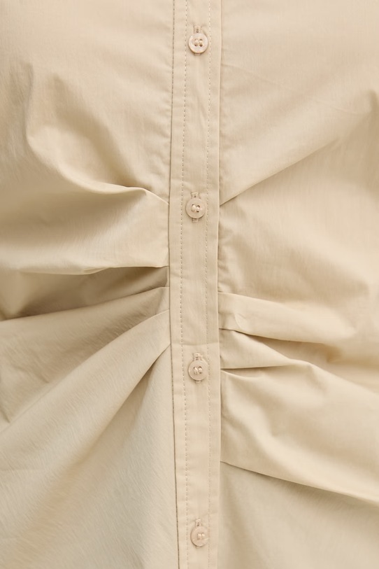 Sisley koszula 5V5TLQ0AE beżowy