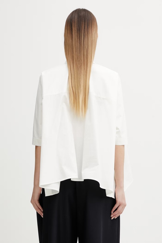 Odzież MM6 Maison Margiela koszula damska bawełniana S52DL0236.M35256.101 beżowy