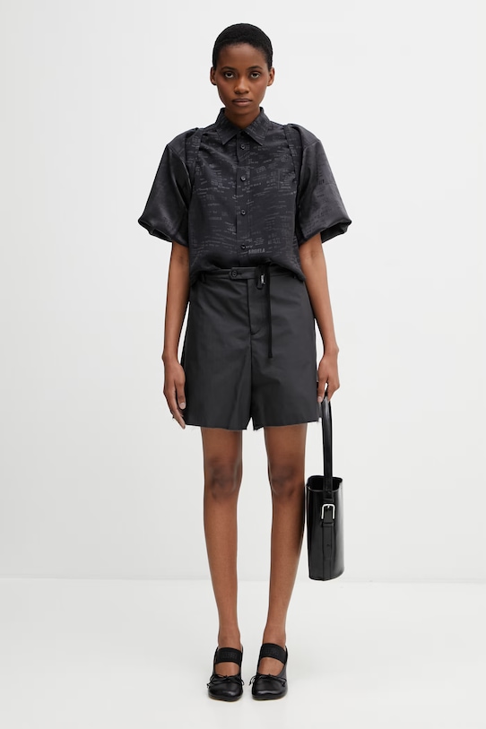 MM6 Maison Margiela koszula damska z wiskozą S52DT0044.M35737.002J