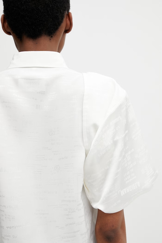 MM6 Maison Margiela košeľa dámska s viskózou S52DT0044.M35737.003J