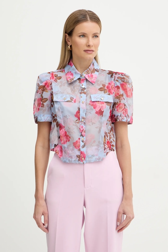 Fracomina koszula regular niebieski FR26ST6028W775R8