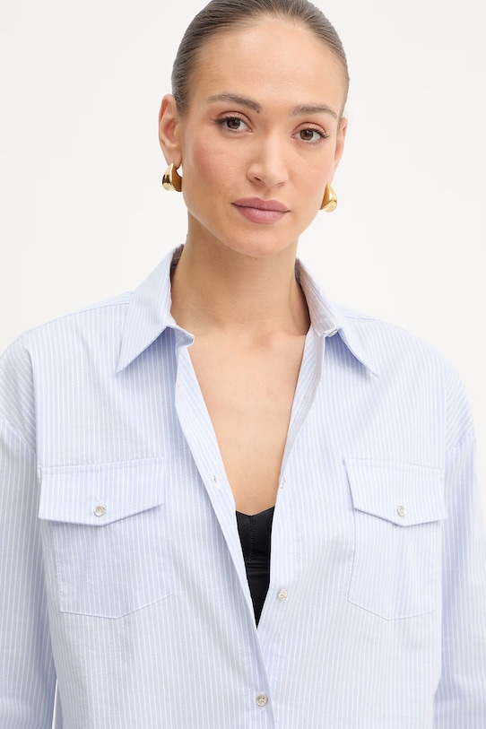 Fracomina koszula niebieski FS26ST6009W520N8