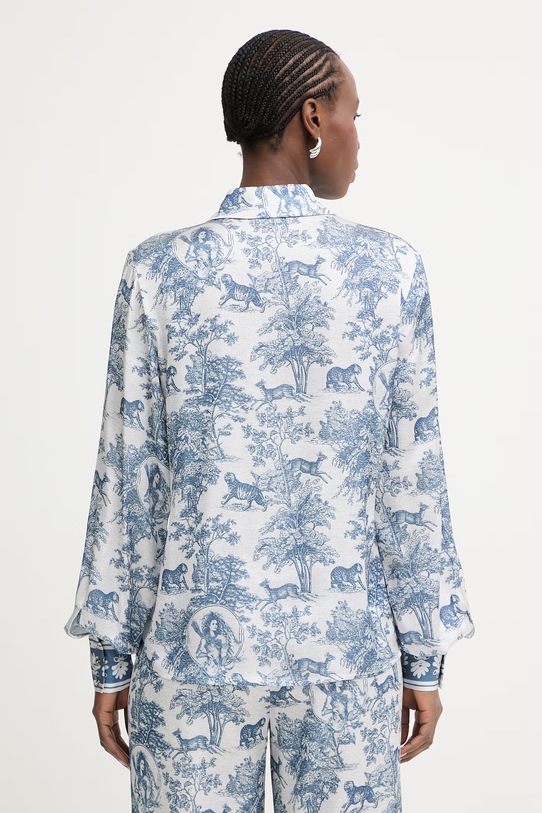 Odzież Fracomina koszula damska FS26ST6020W435K5 niebieski