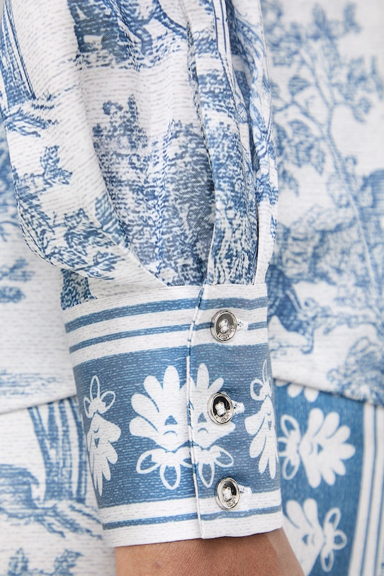 Fracomina koszula damska FS26ST6020W435K5 niebieski