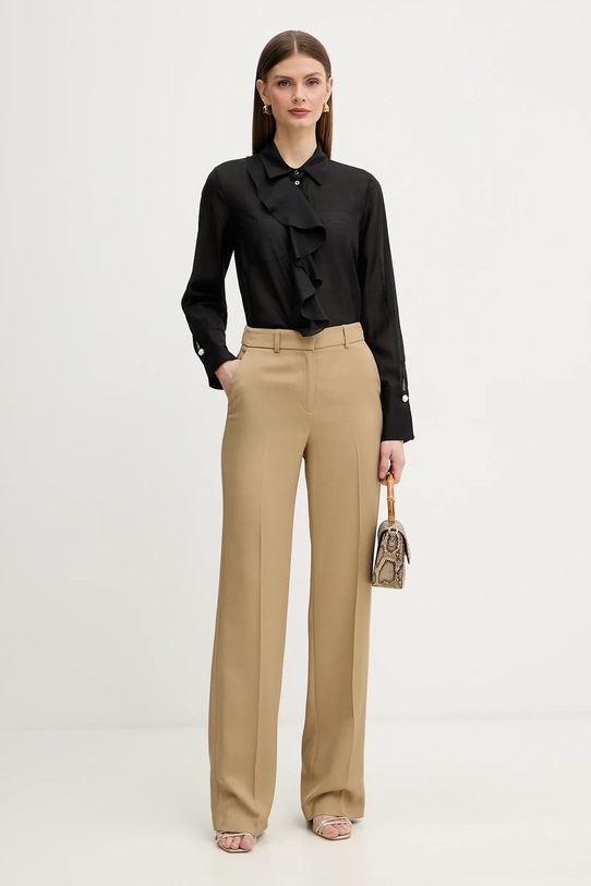 Fracomina koszula FS26ST6016W83401 czarny SS26