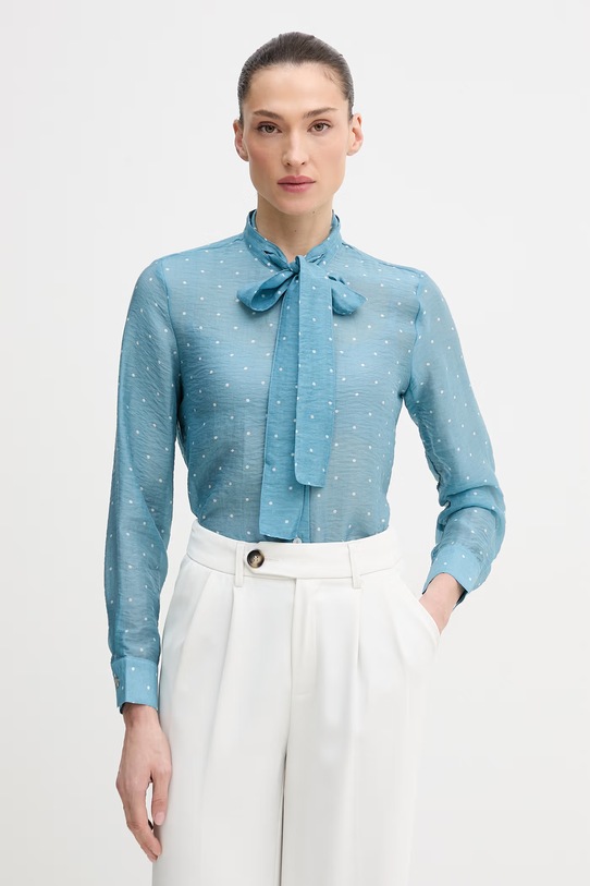 United Colors of Benetton koszula regular czarny 5UZHDQ0DI