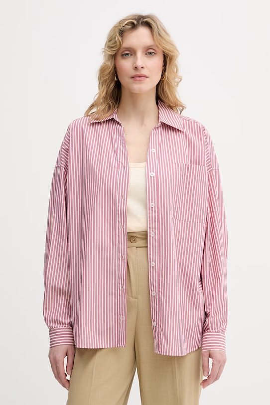 United Colors of Benetton koszula damska z wiskozy różowy 5LRGDQ0DK