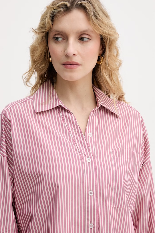 United Colors of Benetton koszula damska z wiskozy różowy 5LRGDQ0DK