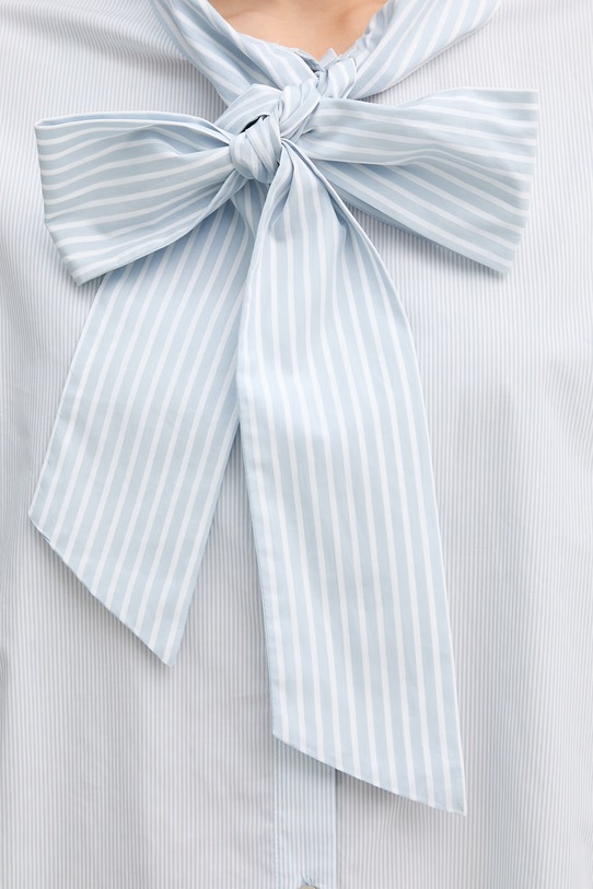 United Colors of Benetton koszula damska bawełniana 5LRGDQ0DL niebieski