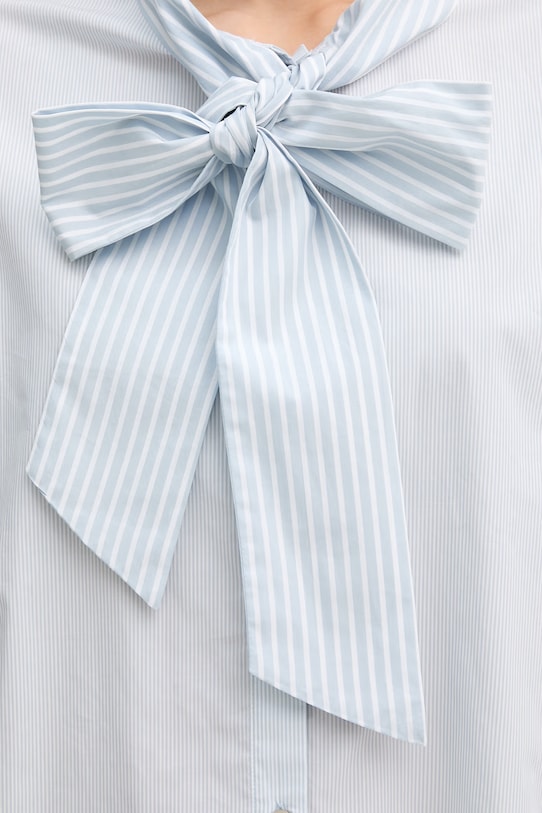 United Colors of Benetton koszula damska bawełniana 5LRGDQ0DL niebieski