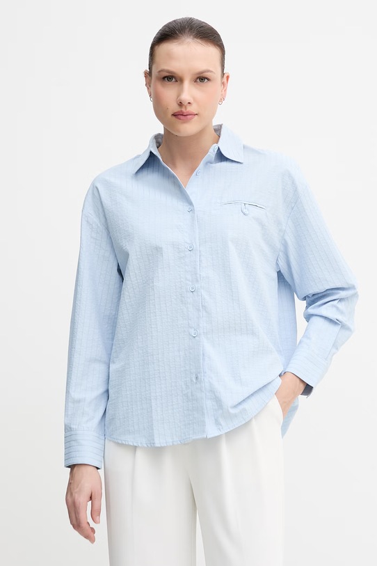 United Colors of Benetton Koszula damska niebieski 5TVTDQ0DM