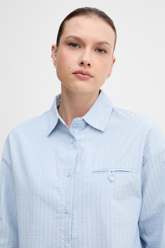 United Colors of Benetton Koszula damska niebieski 5TVTDQ0DM