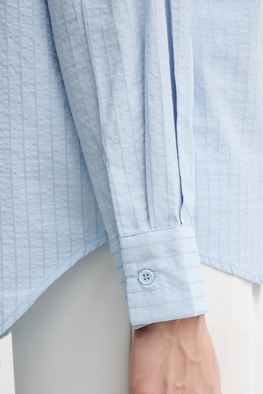 United Colors of Benetton Koszula damska 5TVTDQ0DM niebieski