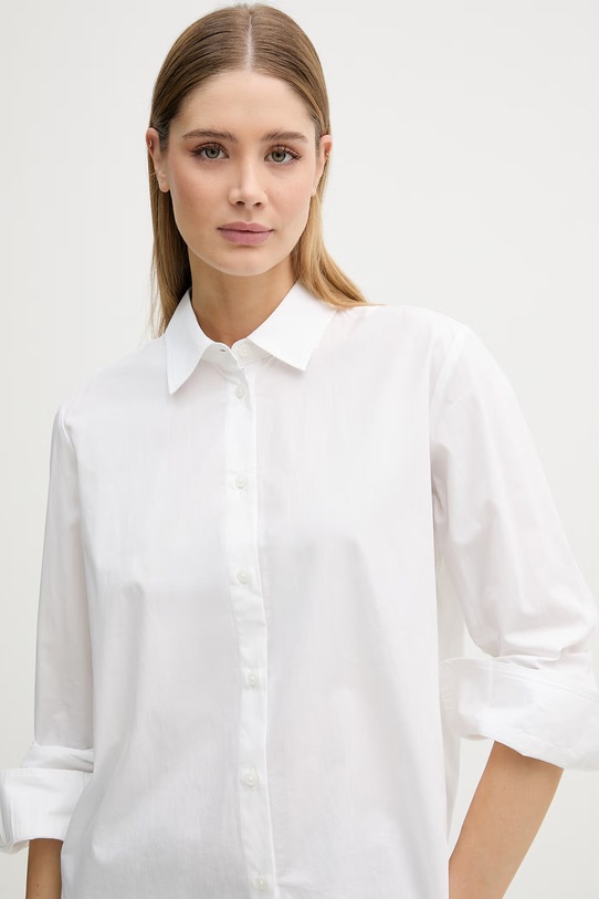 United Colors of Benetton koszula damska bawełniana biały 5HAXDQ0D8