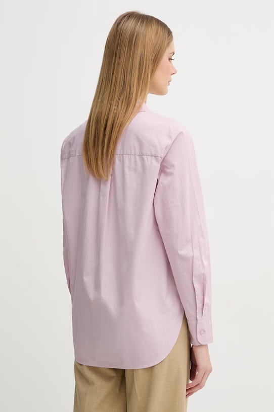 Odzież United Colors of Benetton koszula damska bawełniana 5HAXDQ0D8 różowy