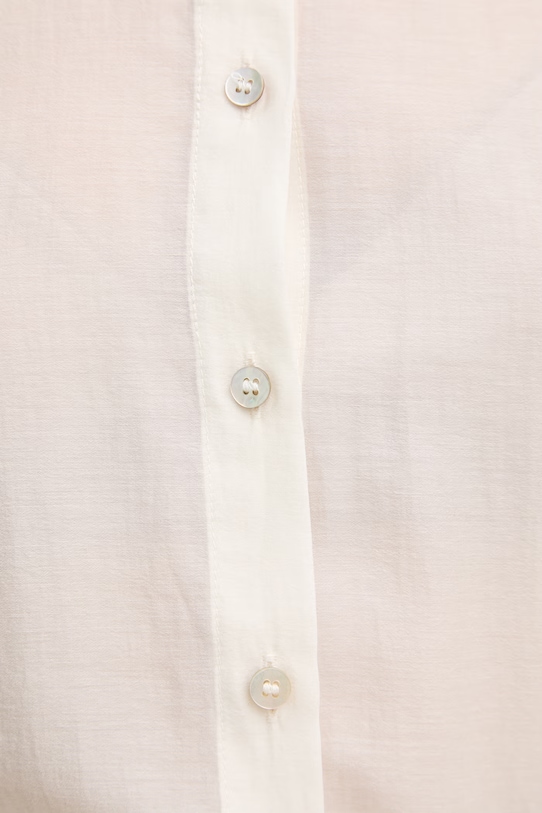 United Colors of Benetton πουκάμισο γυναικείο με lyocell 5S3SDQ0DU μπεζ