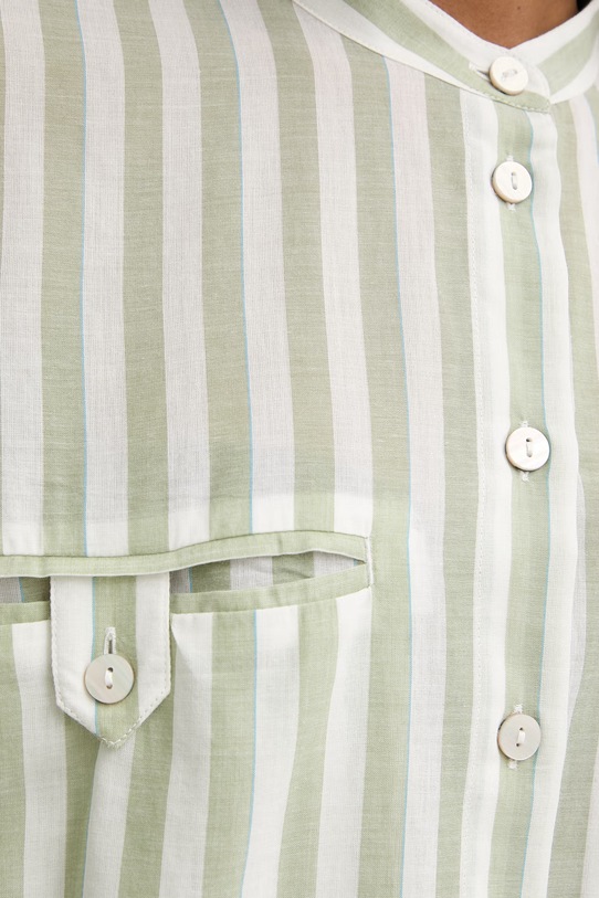 United Colors of Benetton košile dámská bavlněná 53TEDQ0E3 zelená