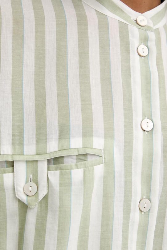 United Colors of Benetton košile dámská bavlněná 53TEDQ0E3 zelená