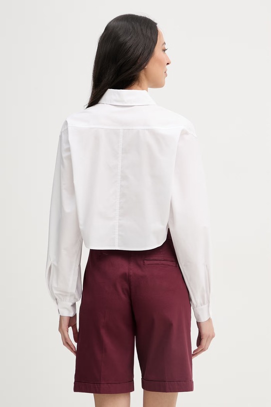 Oblečení United Colors of Benetton košile dámská bavlněná 54K3DQ0E4 bílá