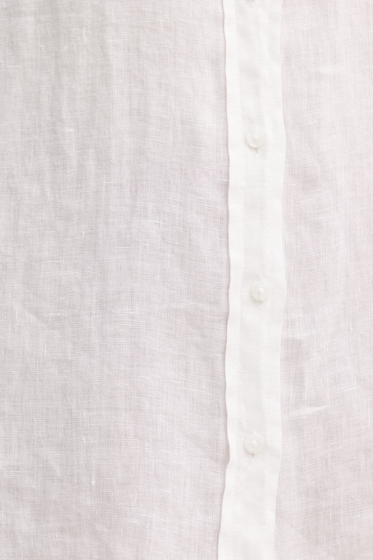 United Colors of Benetton рубашка для женщин из льна 5BMLDQ0D9 белый