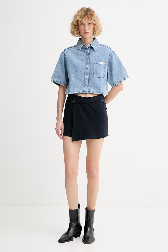 Calvin Klein Jeans košulja za žene traper LV047F498G plava SS26