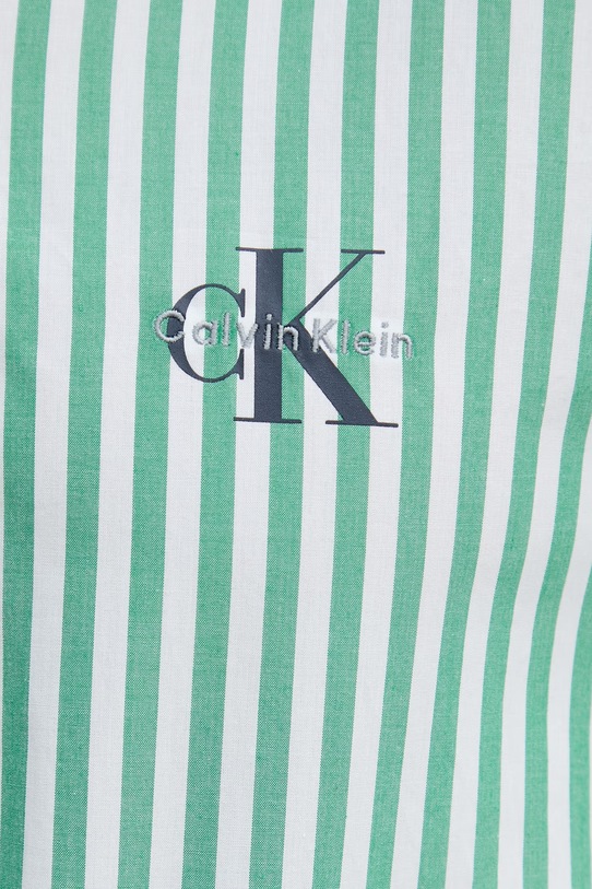 Calvin Klein Underwear košulja za žene od pamuka LV00QS7605 zelena