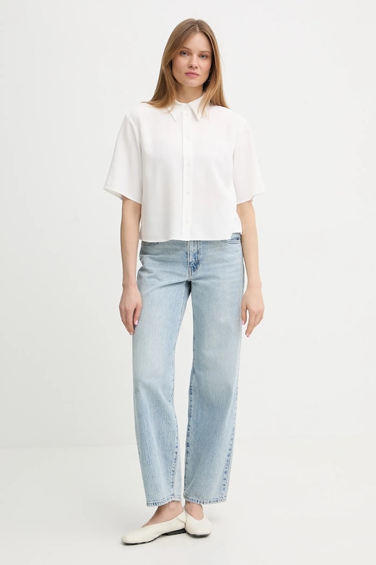 Marc O'Polo koszula 5000008068 biały SS26