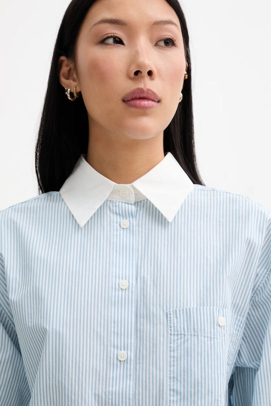 Marc O'Polo női pamut ing kék 5000008172