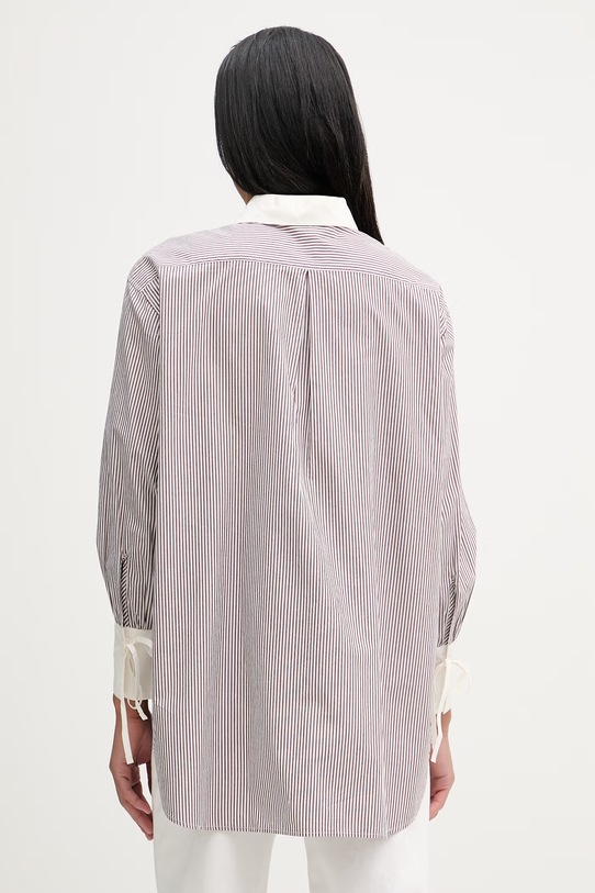 Odzież Marc O'Polo Koszula damska bawełniana 5000008172 bordowy