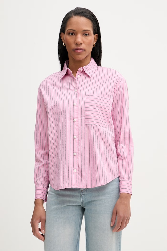 Marc O'Polo cămașă pentru femei, din bumbac roz 5000009585